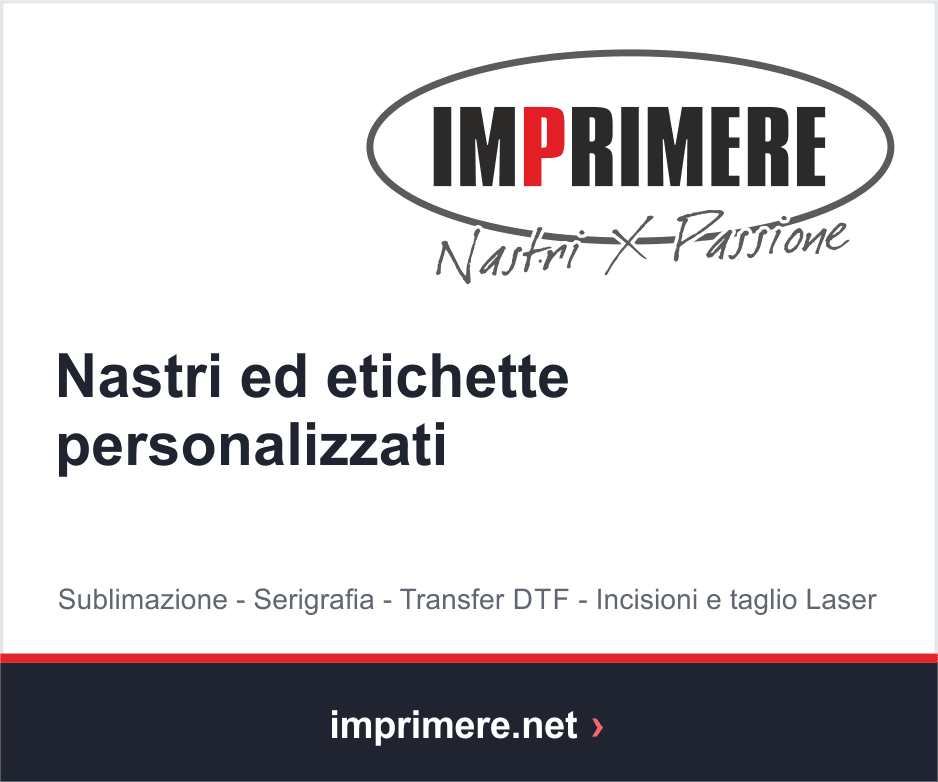 Imprimere — nastri ed etichette personalizzati